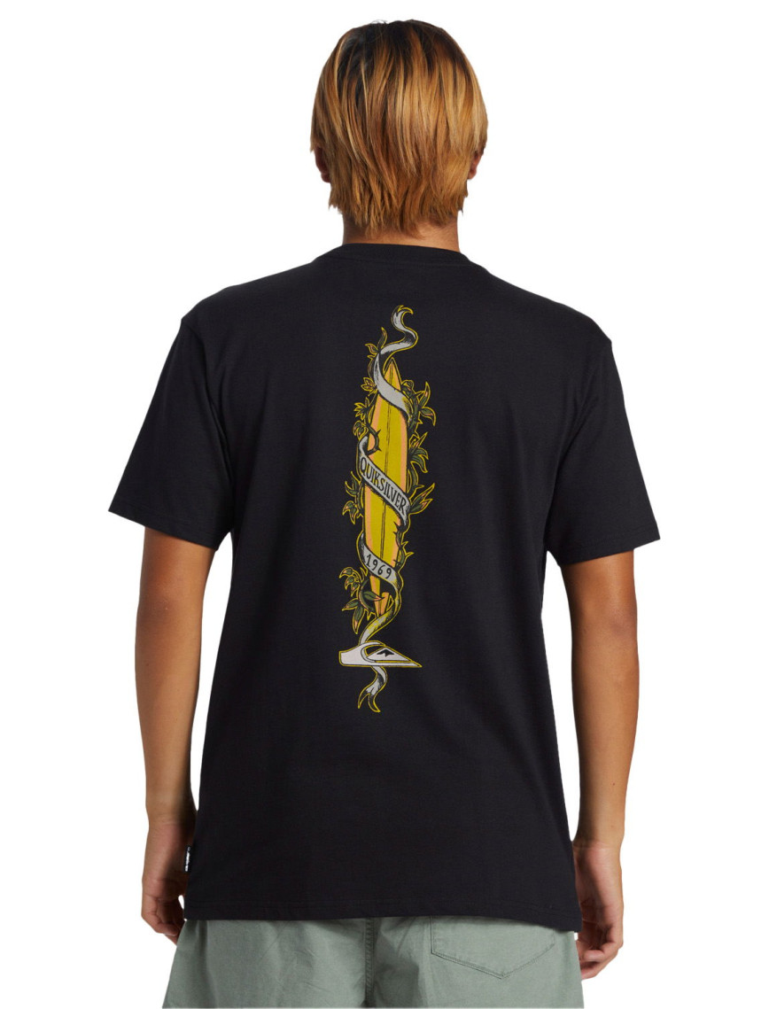 Quiksilver Step Up Mor Erkek Siyah Tişört Quiksilver Step Up Mor Erkek Siyah Tişört