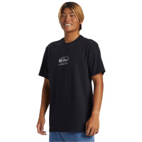 Quiksilver Chrome Logo Stn Erkek Siyah Tişört Quiksilver Chrome Logo Stn Erkek Siyah Tişört