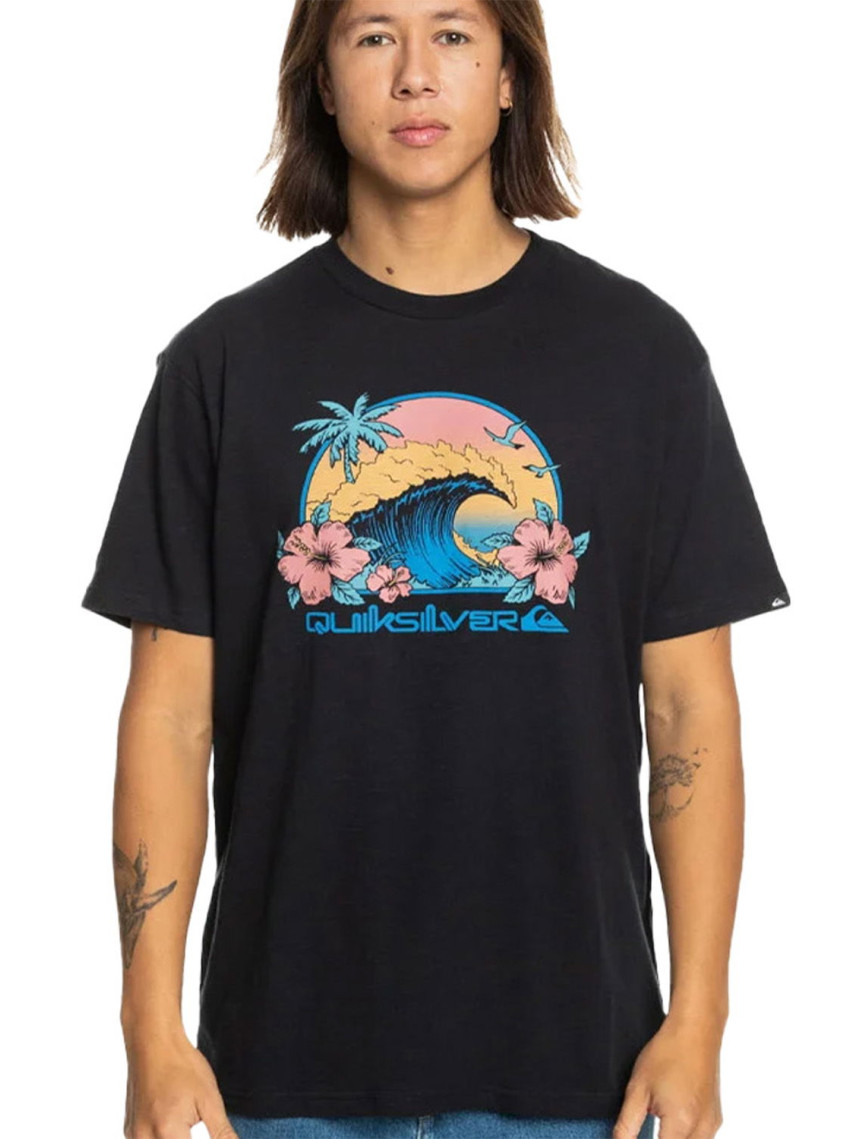 Quiksilver Riding Today Erkek Siyah Tişört Quiksilver Riding Today Erkek Siyah Tişört