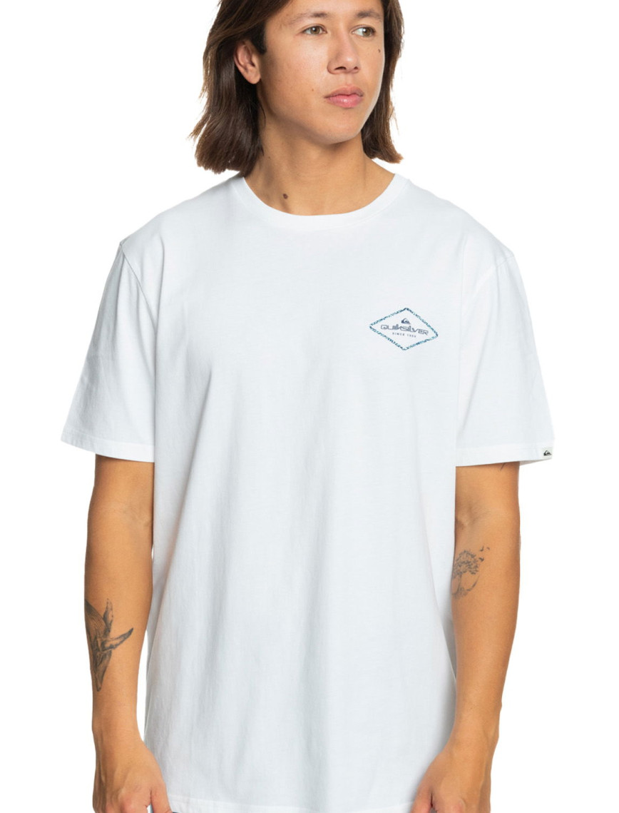 Quiksilver Omni Lock Erkek Mavi Tişört Quiksilver Omni Lock Erkek Mavi Tişört