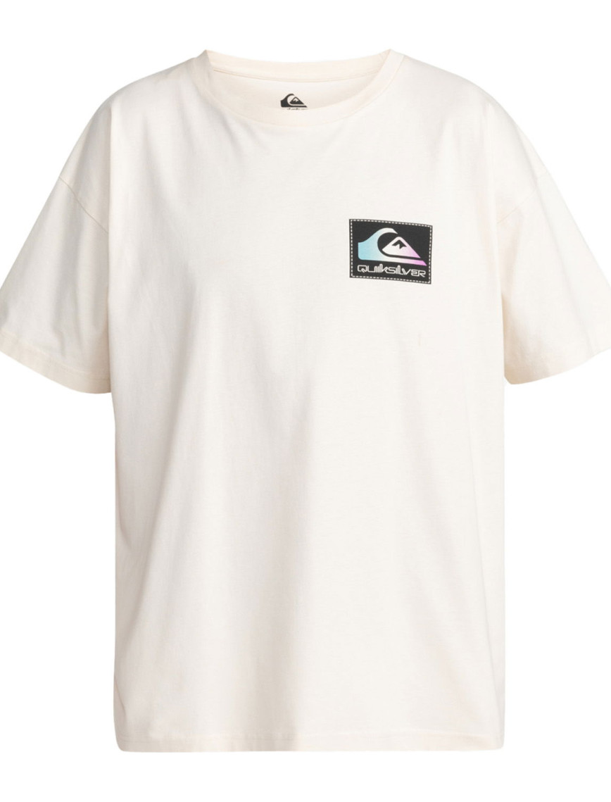 Quiksilver Back Flash Erkek Bej Tişört Quiksilver Back Flash Erkek Bej Tişört