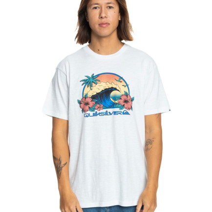 Quiksilver Riding Today Erkek Beyaz Tişört Quiksilver Riding Today Erkek Beyaz Tişört