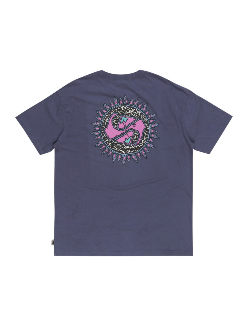 Quiksilver Spin Cycle Erkek Mavi Tişört Quiksilver Spin Cycle Erkek Mavi Tişört