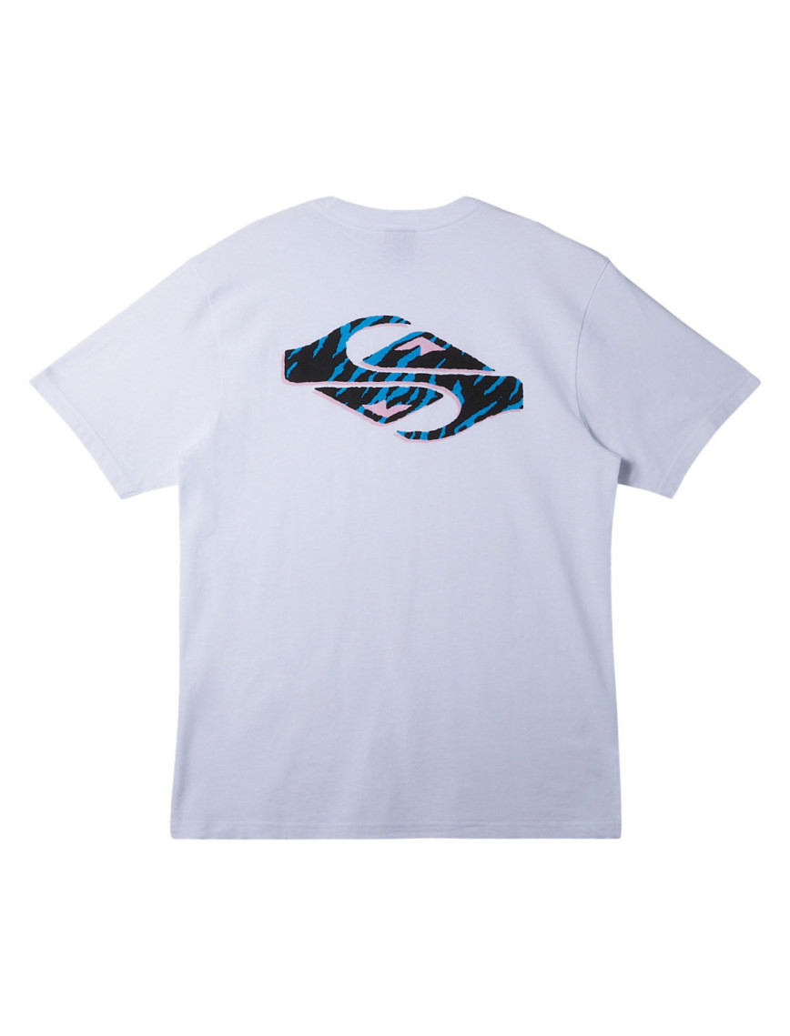 Quiksilver Surf Safari Moe Erkek Beyaz Tişört Quiksilver Surf Safari Moe Erkek Beyaz Tişört