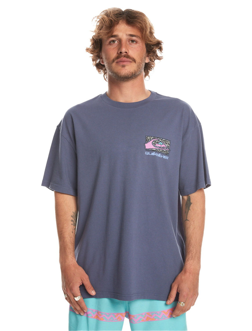 Quiksilver Spin Cycle Erkek Mavi Tişört Quiksilver Spin Cycle Erkek Mavi Tişört