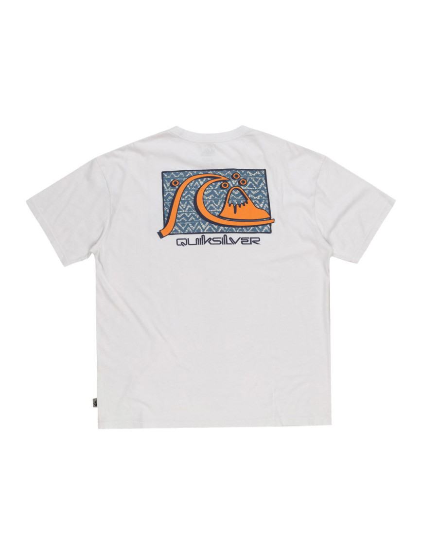 Quiksilver Take Us Back Bubble Erkek Beyaz Tişört
