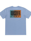 Quiksilver Long Fade Erkek Mavi Tişört Quiksilver Long Fade Erkek Mavi Tişört