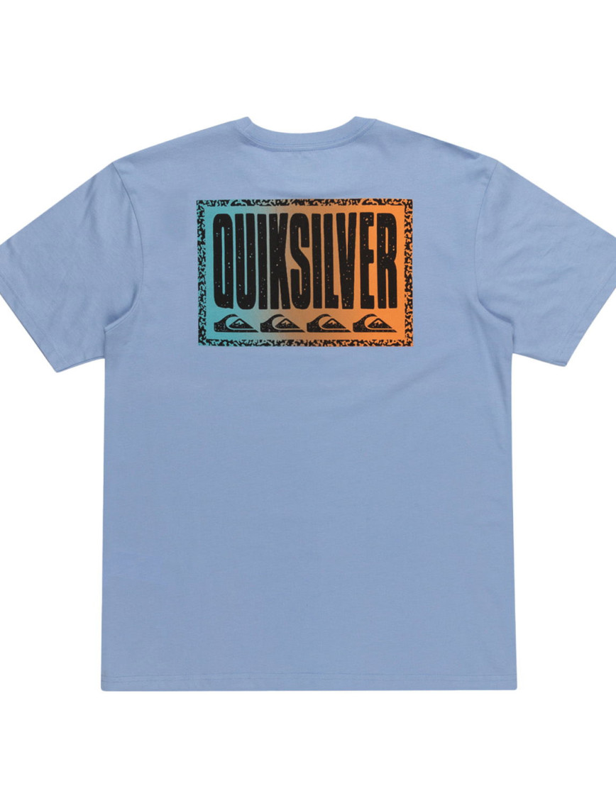 Quiksilver Long Fade Erkek Mavi Tişört Quiksilver Long Fade Erkek Mavi Tişört