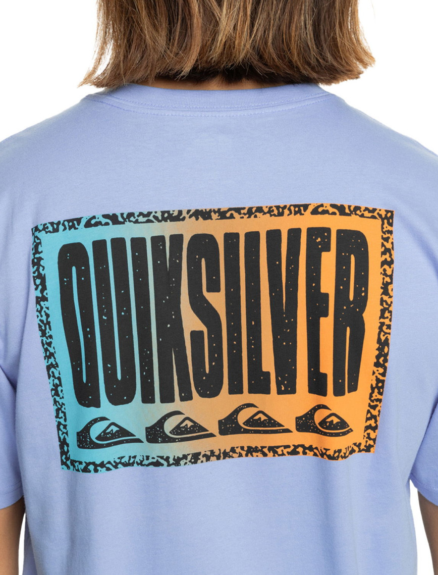 Quiksilver Long Fade Erkek Mavi Tişört Quiksilver Long Fade Erkek Mavi Tişört