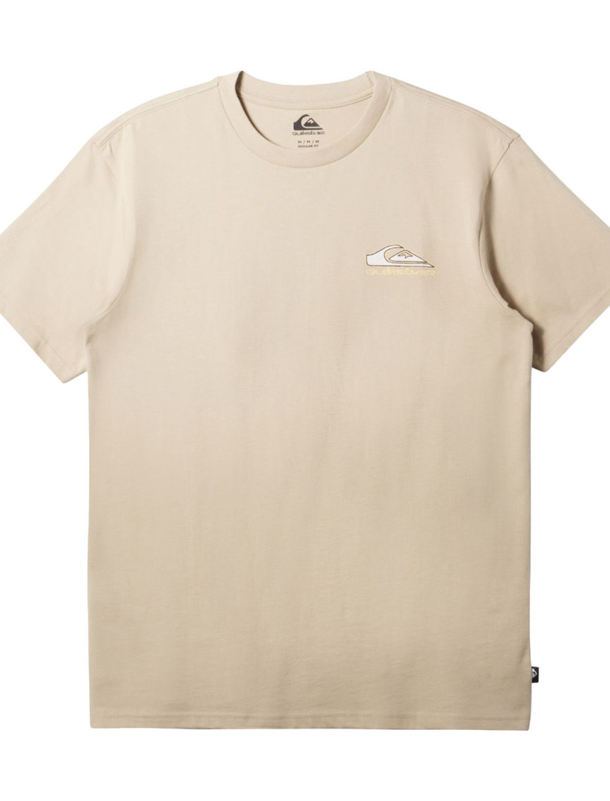 Quiksilver Step Up Mor Erkek Bej Tişört Quiksilver Step Up Mor Erkek Bej Tişört