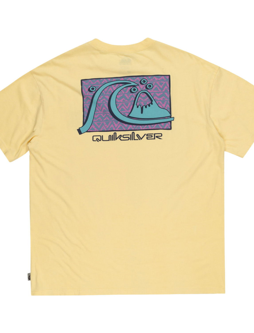 Quiksilver Take Us Back Bubble Erkek Sarı Tişört Quiksilver Take Us Back Bubble Erkek Sarı Tişört