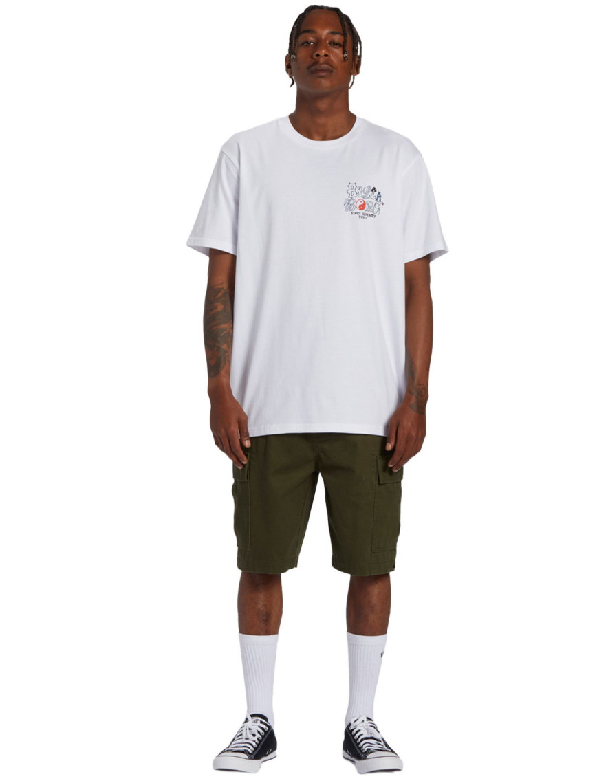 Billabong Worded Tees Erkek Beyaz Tişört Billabong Worded Tees Erkek Beyaz Tişört