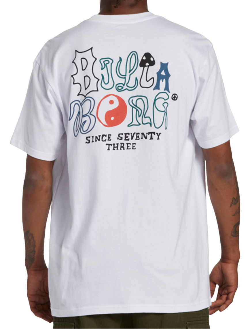 Billabong Worded Tees Erkek Beyaz Tişört Billabong Worded Tees Erkek Beyaz Tişört