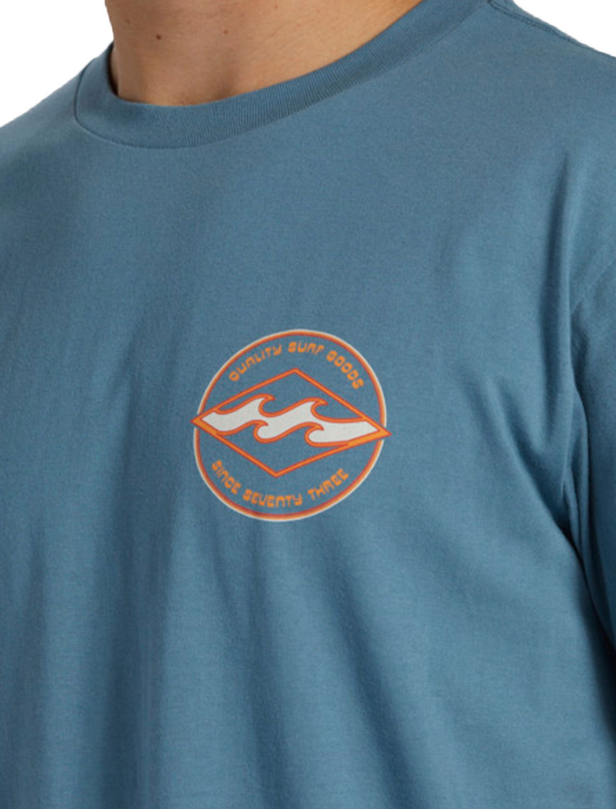 Billabong Rotor Diamond Tees Erkek Mavi Tişört Billabong Rotor Diamond Tees Erkek Mavi Tişört