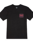 Billabong Crayon Wave Tees Erkek Siyah Tişört Billabong Crayon Wave Tees Erkek Siyah Tişört