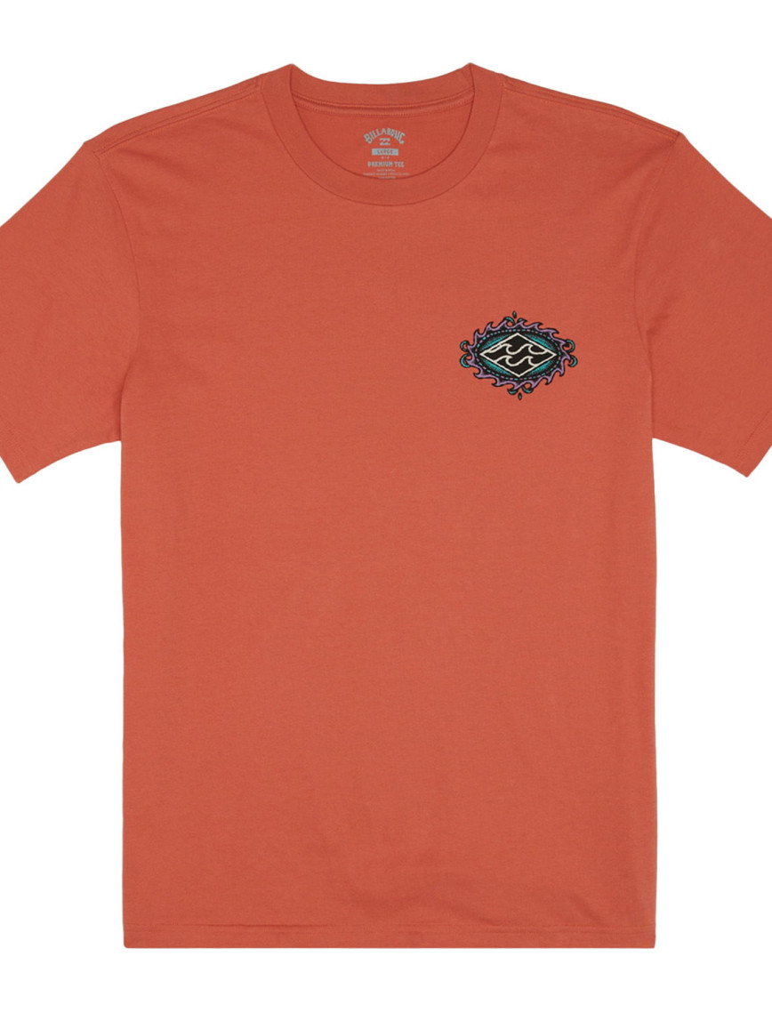 Billabong Crayon Wave Erkek Pembe Tişört Billabong Crayon Wave Erkek Pembe Tişört