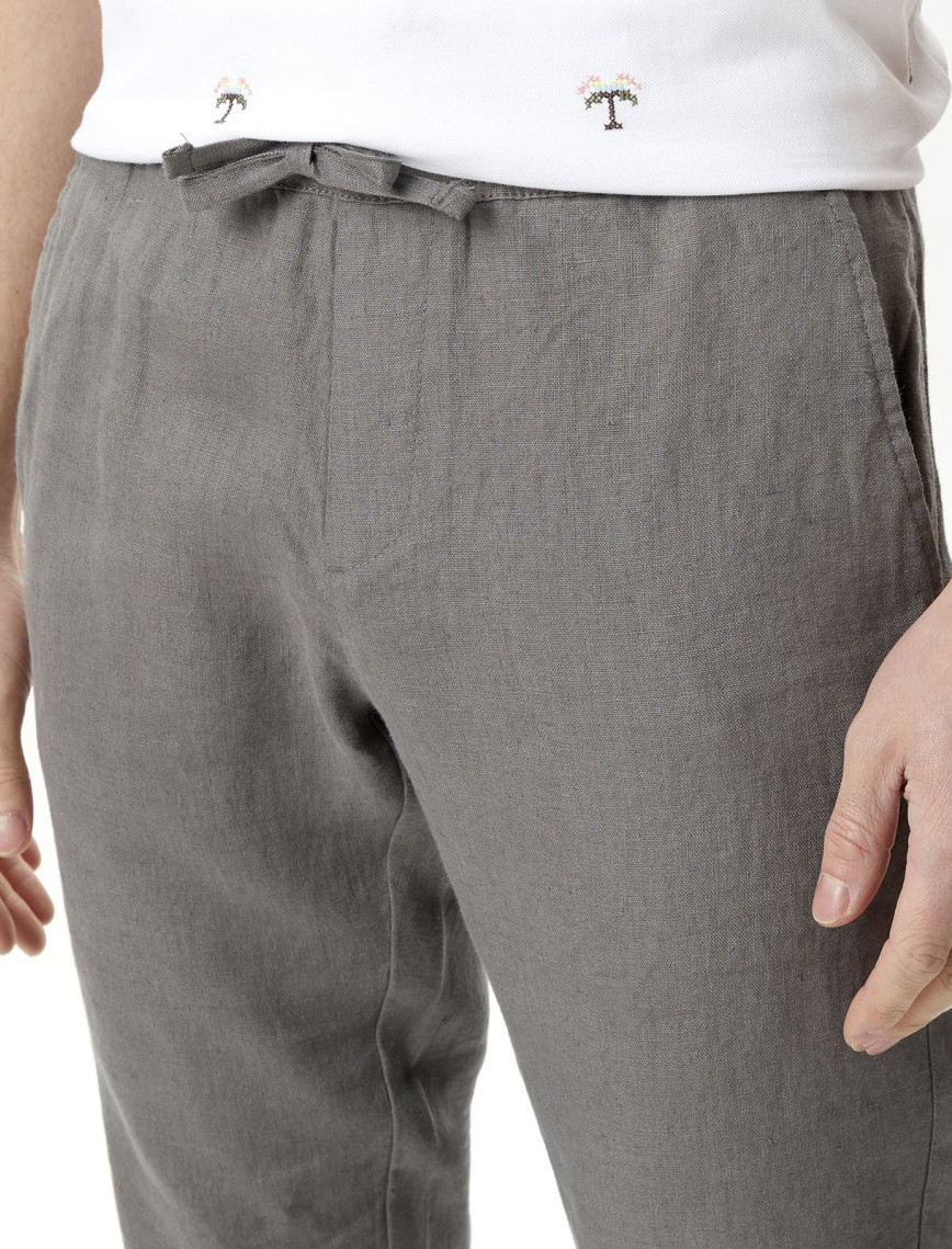 Nautica Erkek Gri Keten Pantolon Nautica Erkek Gri Keten Pantolon
