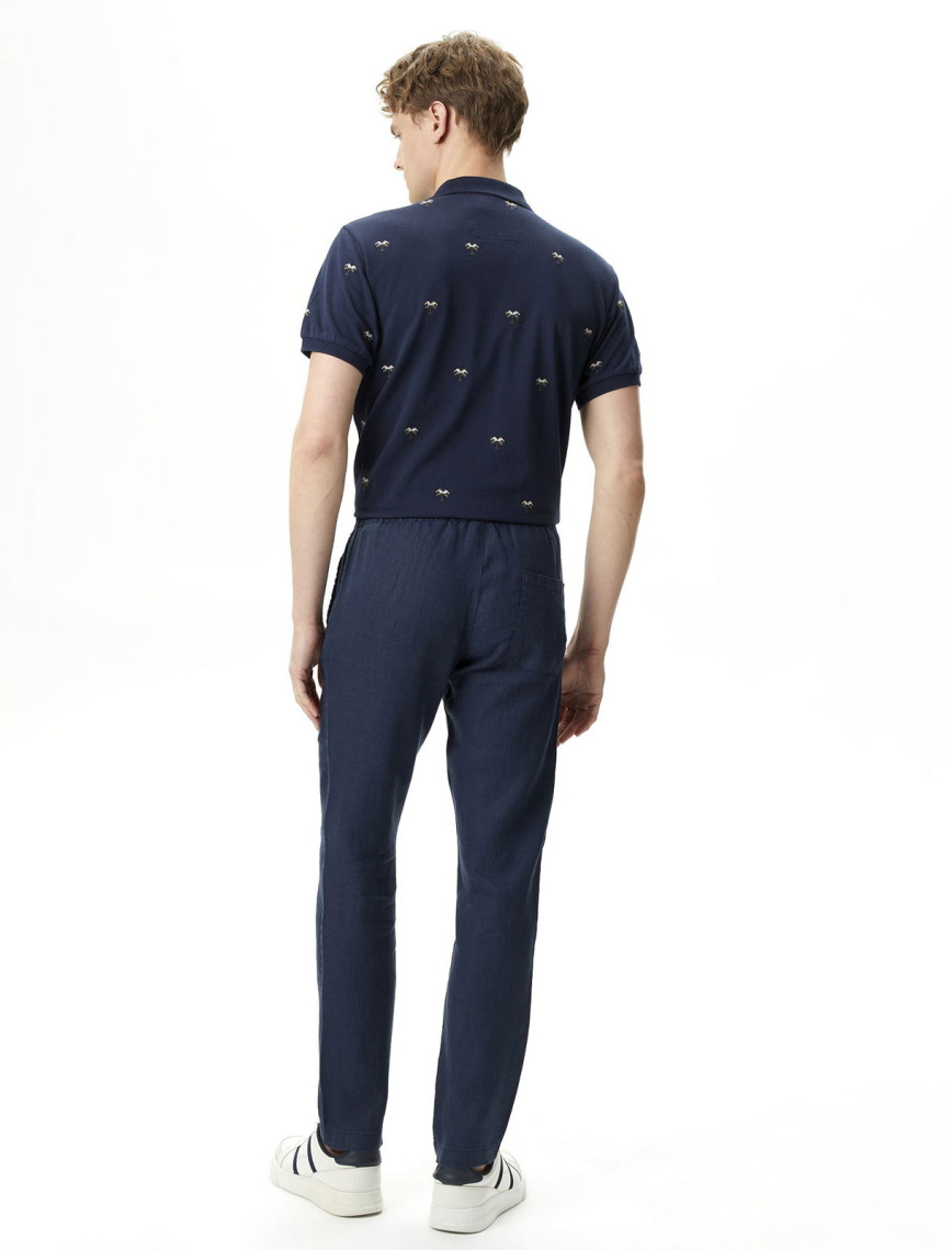Nautica Erkek Lacivert Keten Pantolon Nautica Erkek Lacivert Keten Pantolon