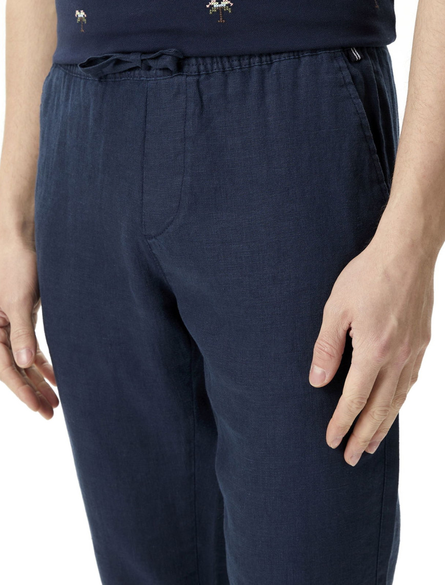 Nautica Erkek Lacivert Keten Pantolon Nautica Erkek Lacivert Keten Pantolon