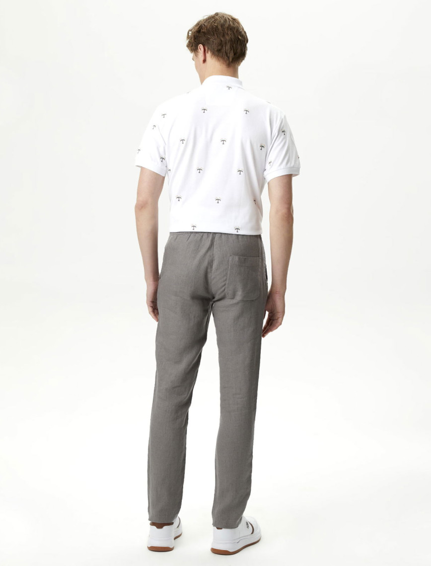 Nautica Erkek Gri Keten Pantolon Nautica Erkek Gri Keten Pantolon