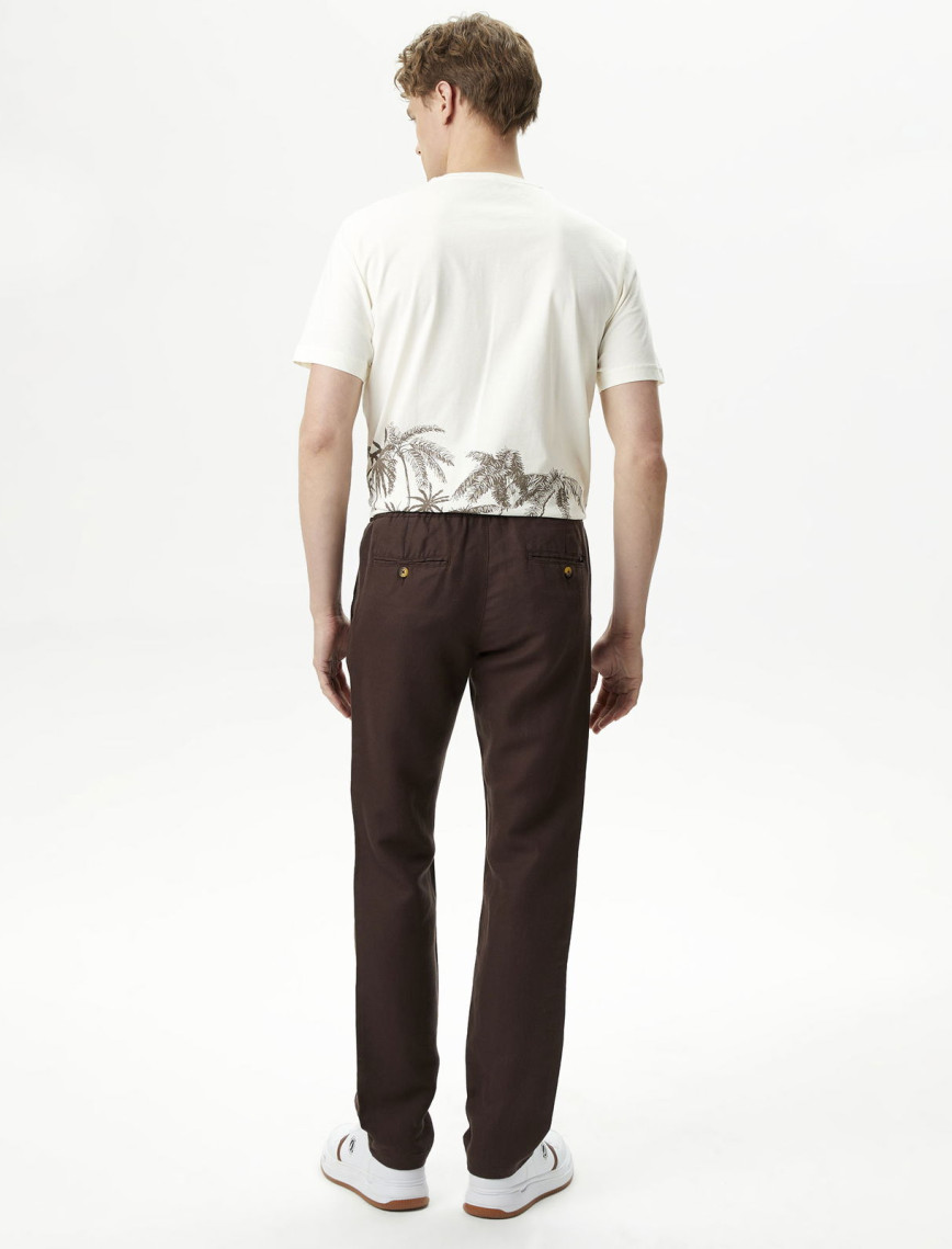 Nautica Erkek Kahverengi Classic Fit Pantolon Nautica Erkek Kahverengi Classic Fit Pantolon