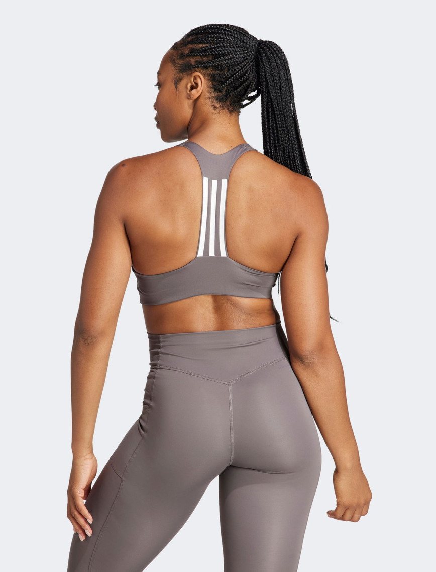 adidas Pwim Ms Bra Kadın Gri Antrenman Bra