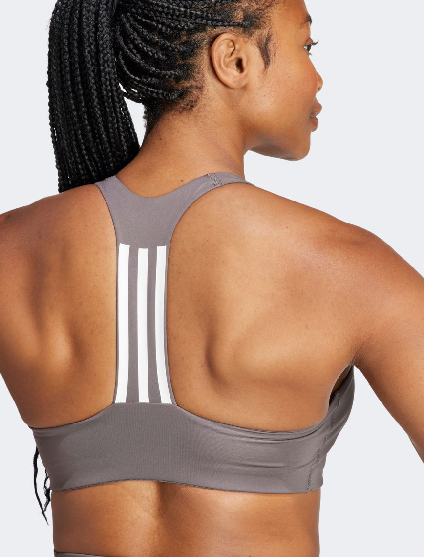 adidas Pwim Ms Bra Kadın Gri Antrenman Bra