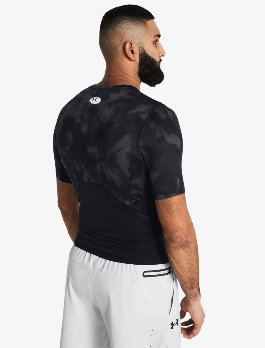 Under Armour HeatGear® Armour Baskılı Erkek Siyah Günlük Antrenman T-Shirt Under Armour HeatGear® Armour Baskılı Erkek Siyah Günlük Antrenman T-Shirt