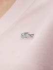 Lacoste Kadın Slim Fit V Yaka Açık Pembe T-Shirt Lacoste Kadın Slim Fit V Yaka Açık Pembe T-Shirt