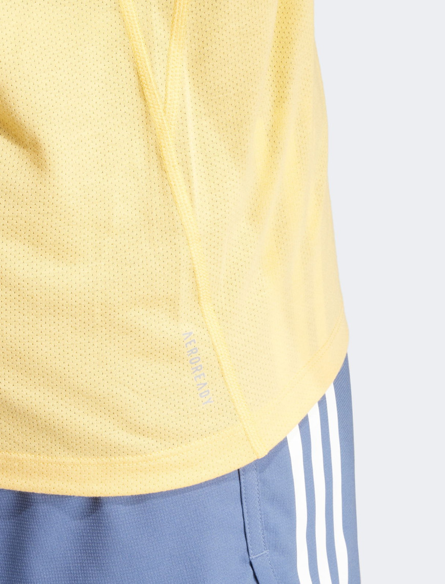adidas Otr E 3S Tee Erkek Sarı Koşu T-Shirt adidas Otr E 3S Tee Erkek Sarı Koşu T-Shirt