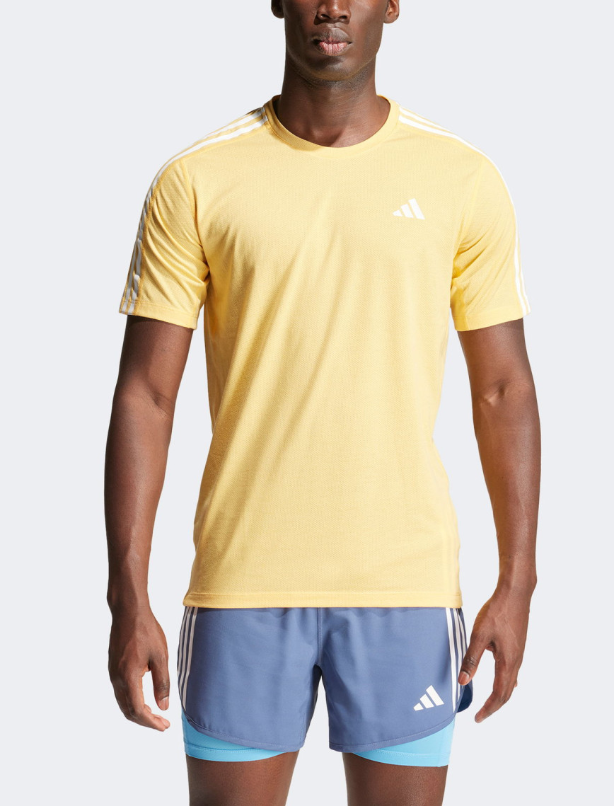 adidas Otr E 3S Tee Erkek Sarı Koşu T-Shirt adidas Otr E 3S Tee Erkek Sarı Koşu T-Shirt