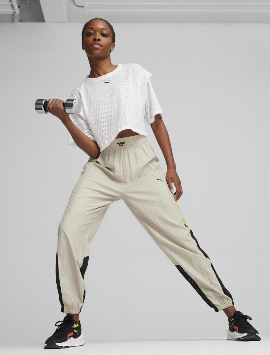 Puma Fit Move Mesh Kadın Beyaz T-Shirt Puma Fit Move Mesh Kadın Beyaz T-Shirt