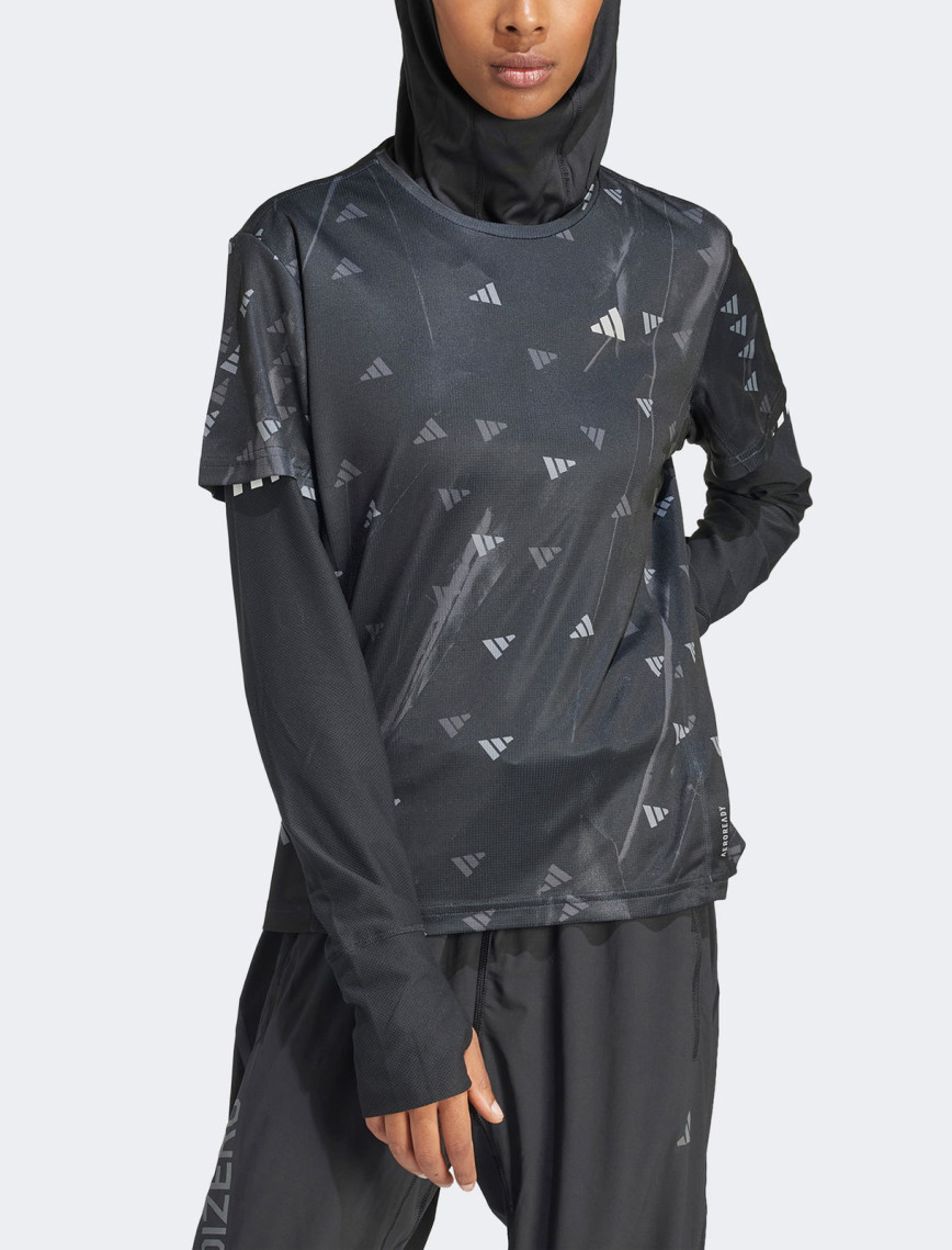 adidas Run It Bl Kadın Siyah Günlük T-Shirt adidas Run It Bl Kadın Siyah Günlük T-Shirt