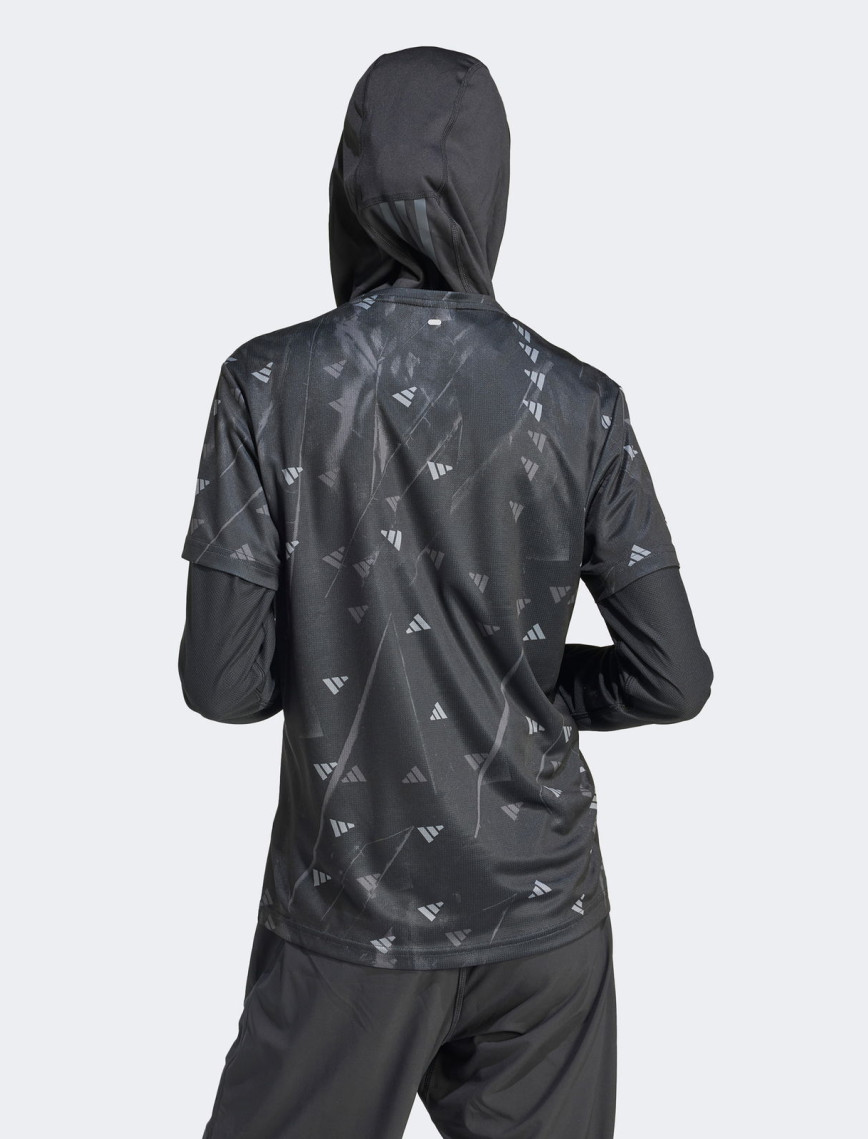 adidas Run It Bl Kadın Siyah Günlük T-Shirt adidas Run It Bl Kadın Siyah Günlük T-Shirt