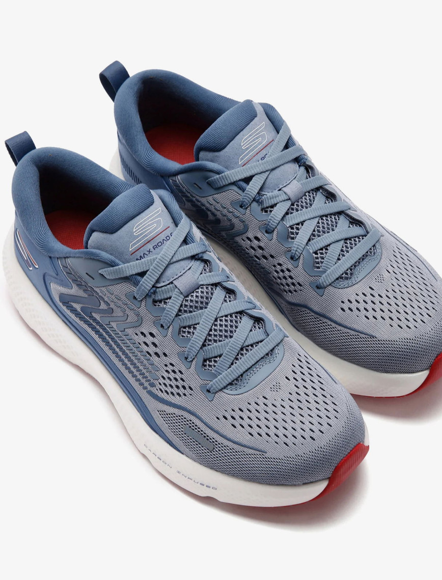 Skechers Go Run Max Road 6 Erkek Mavi Koşu Ayakkabısı Skechers Go Run Max Road 6 Erkek Mavi Koşu Ayakkabısı