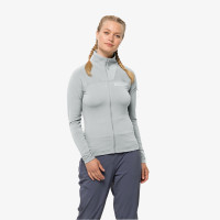 Jack Wolfskin Prelight Fz Kadın Gri Eşofman Üstü Jack Wolfskin Prelight Fz Kadın Gri Eşofman Üstü