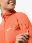 Jack Wolfskin Prelight Fz Kadın Turuncu Eşofman Üstü Jack Wolfskin Prelight Fz Kadın Turuncu Eşofman Üstü