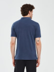Skechers Organic Erkek Mavi Günlük Polo T-Shirt