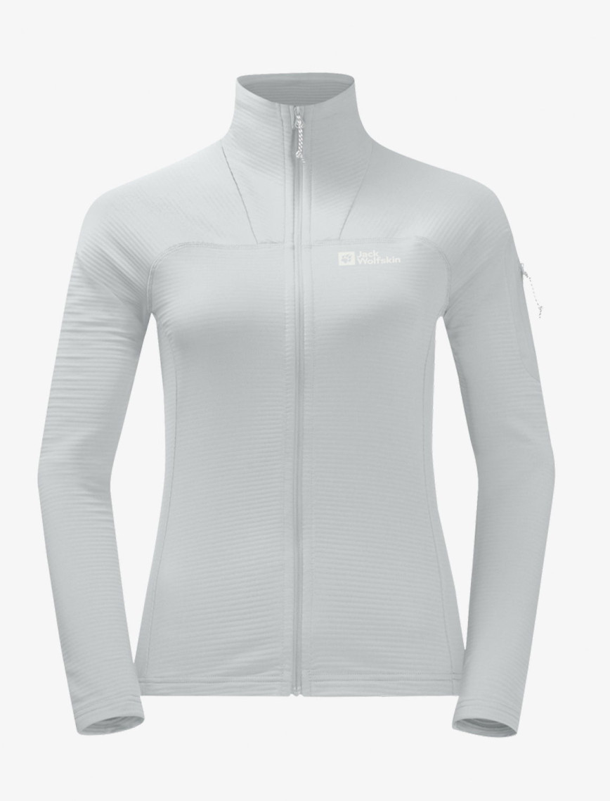 Jack Wolfskin Prelight Fz Kadın Gri Eşofman Üstü Jack Wolfskin Prelight Fz Kadın Gri Eşofman Üstü