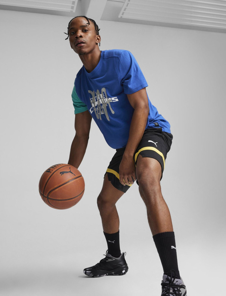 Puma The Golden Ticket Unisex Siyah Şort Puma The Golden Ticket Unisex Siyah Şort