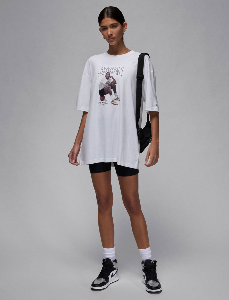 Jordan Kadın Beyaz T-Shirt Jordan Kadın Beyaz T-Shirt