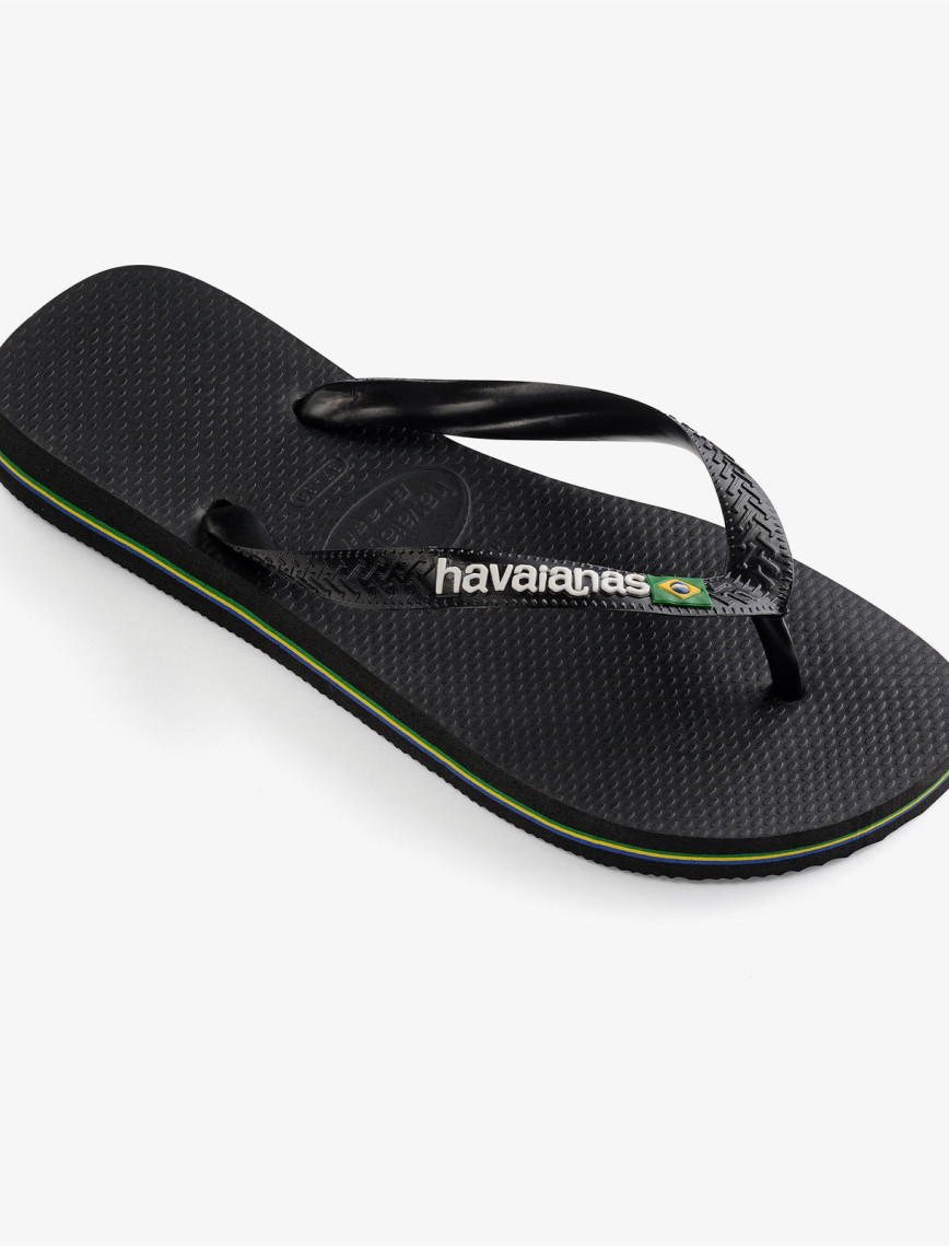 Havaianas Brasil Logo Erkek Siyah Terlik Havaianas Brasil Logo Erkek Siyah Terlik
