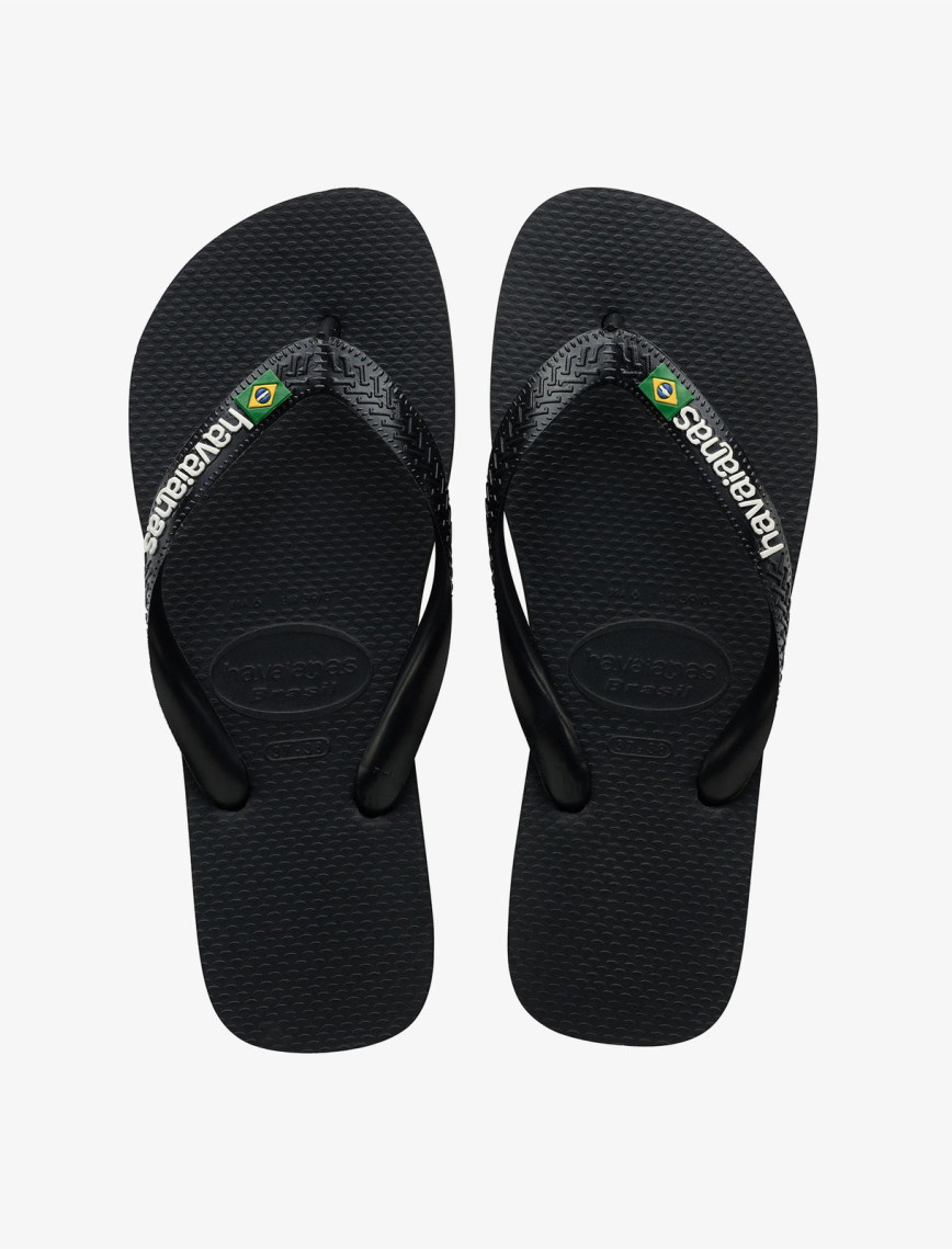 Havaianas Brasil Logo Erkek Siyah Terlik Havaianas Brasil Logo Erkek Siyah Terlik