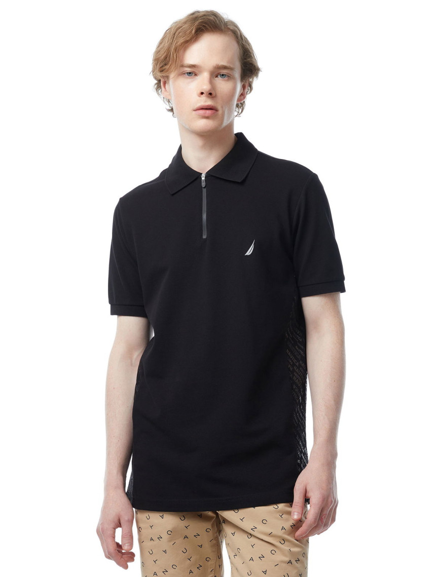 Nautica Erkek Siyah Slim Fit Kısa Kollu Polo Nautica Erkek Siyah Slim Fit Kısa Kollu Polo