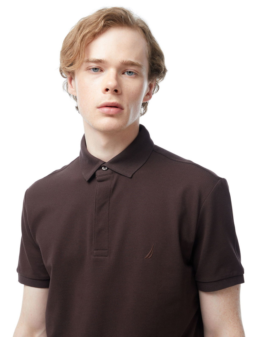 Nautica Erkek Kahverengi Slim Fit Kısa Kollu Polo Nautica Erkek Kahverengi Slim Fit Kısa Kollu Polo