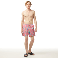 Nautica Erkek Pembe Standart Fit Mayo Şort
