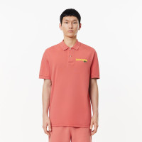 Lacoste Erkek Regular Fit Baskılı Kırmızı Polo Lacoste Erkek Regular Fit Baskılı Kırmızı Polo
