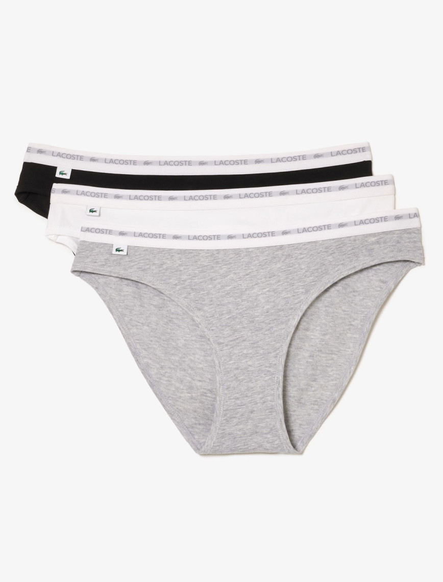Lacoste Kadın 3'lü Renkli Külot Lacoste Kadın 3'lü Renkli Külot