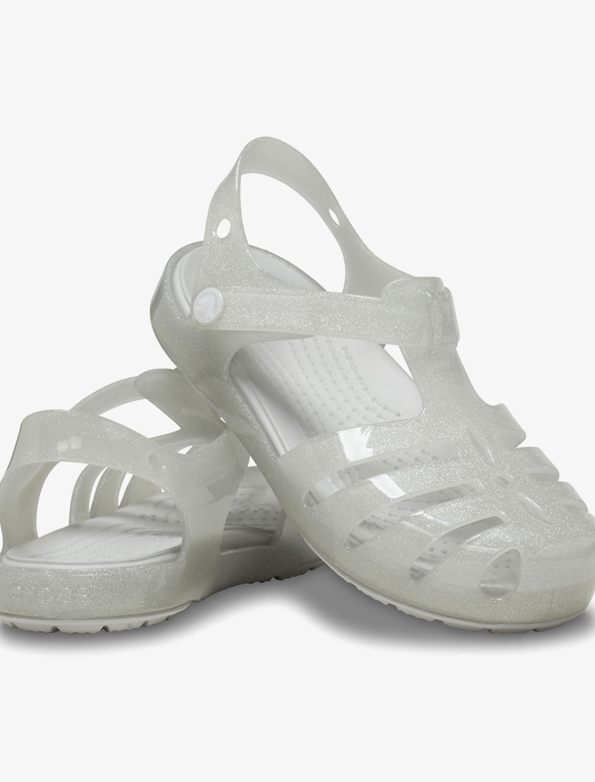 Crocs Isabella Glitter Bebek Gri Sandalet Crocs Isabella Glitter Bebek Gri Sandalet