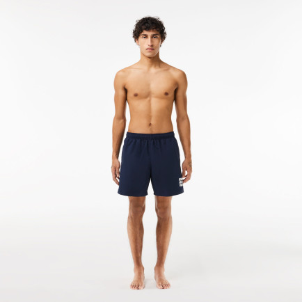 Lacoste Erkek Baskılı Lacivert Mayo Şort Lacoste Erkek Baskılı Lacivert Mayo Şort